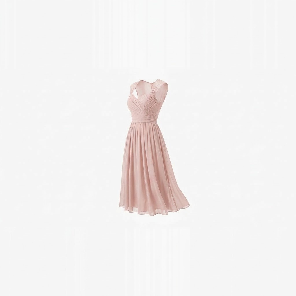 Belle Chiffon Midi Party Dress