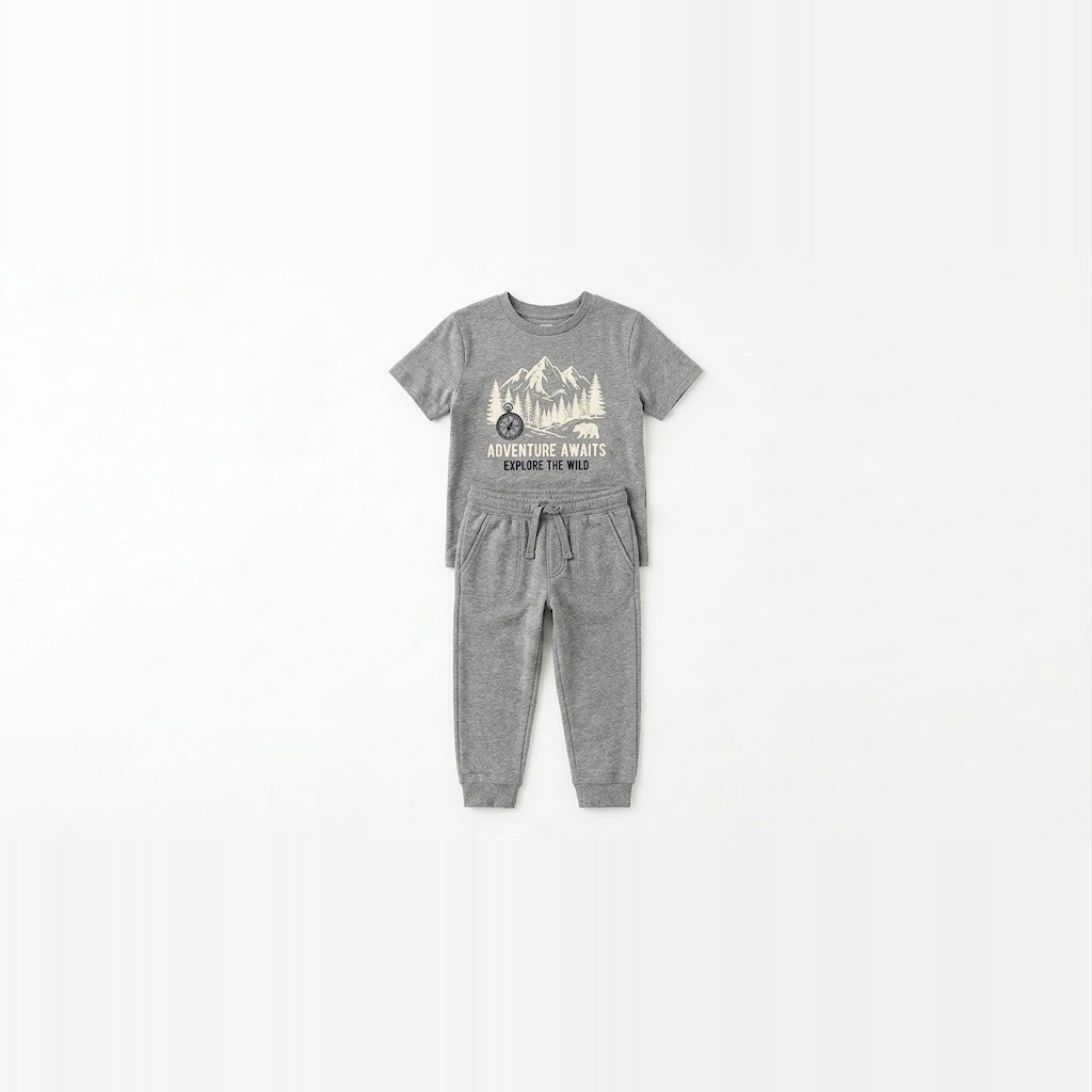 Boys Graphic Tee and Jogger Set 2