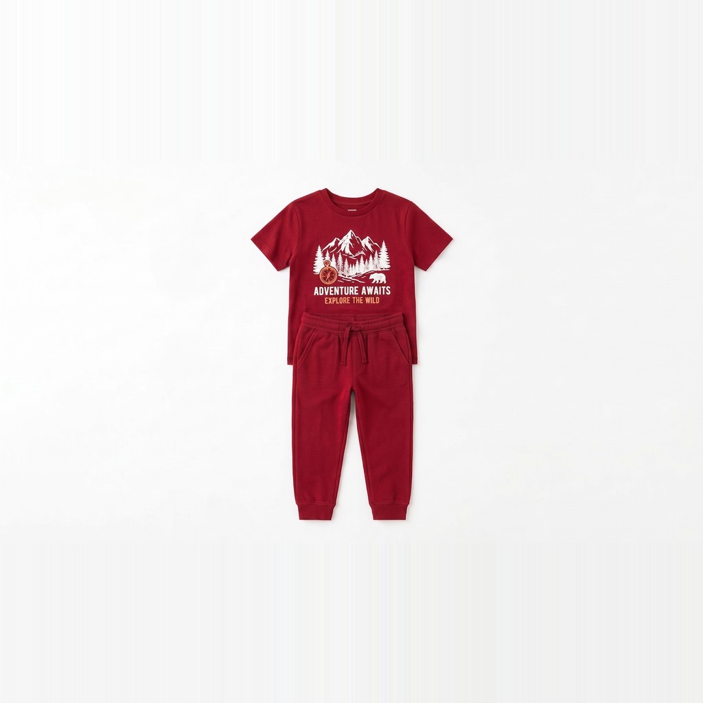Boys Graphic Tee and Jogger Set 3