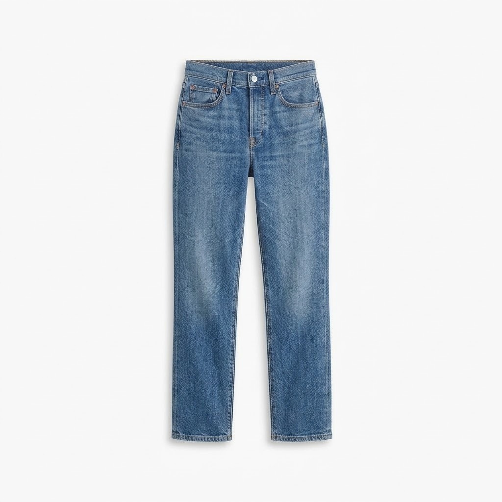 Classic High-Rise Straight Jeans