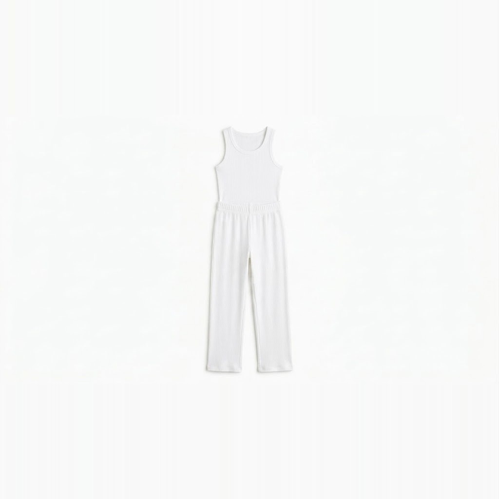 Everyday Ribbed Tank Two-Piece Set 3