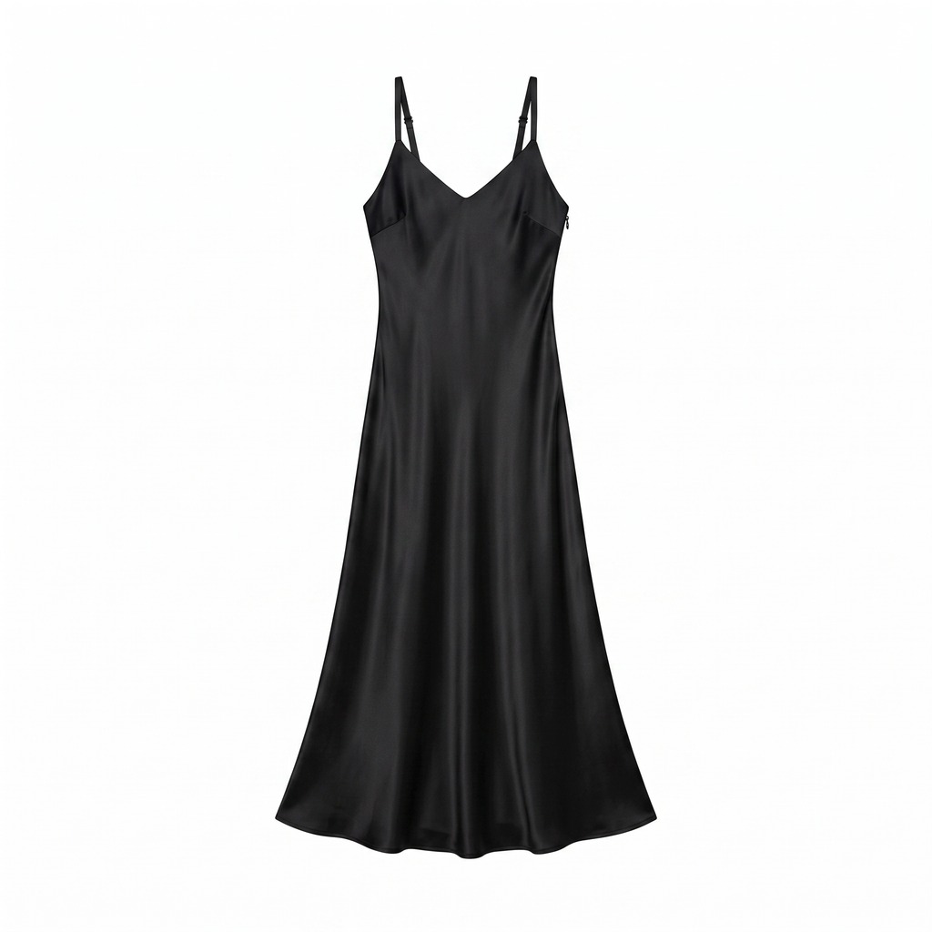 Rosalind Satin Slip Prom Dress 3