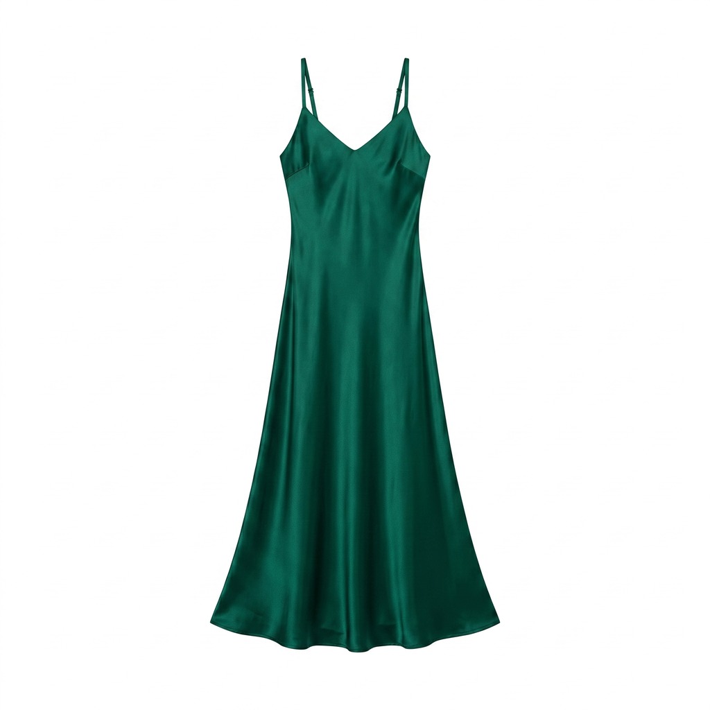 Rosalind Satin Slip Prom Dress 2