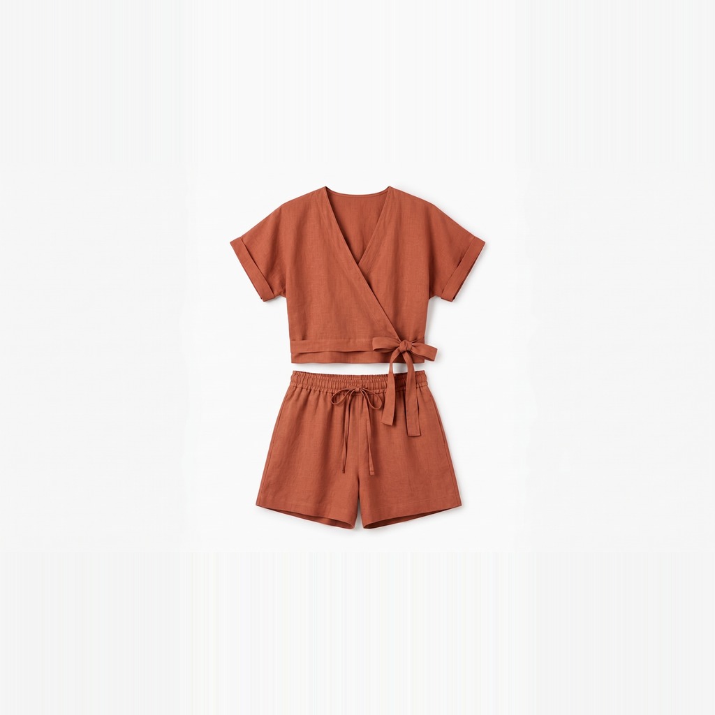 Weekend Wrap Top & Shorts Set 2
